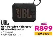 Game JBL Go 4 Portable Waterproof Bluetooth Speaker offer