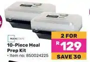 Game Mainstays 10-Piece Meal Prep Kit-For 2 offer