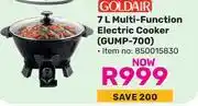 Game Goldair 7Ltr Multi-Function Electric Cooker GUMP-700 offer