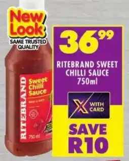Shoprite Ritebrand sweet chilli sauce offer