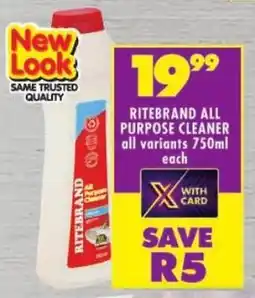 Shoprite Ritebrand all purpose cleaner offer