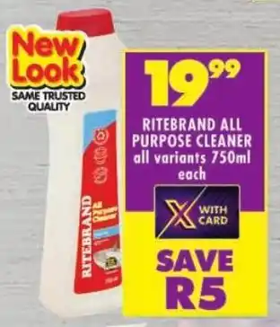 Shoprite Ritebrand all purpose cleaner offer