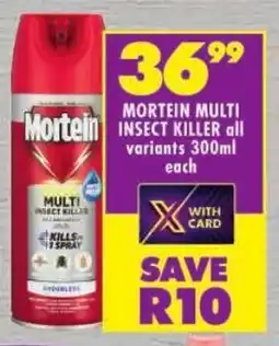 Shoprite Mortein multi insect killer offer