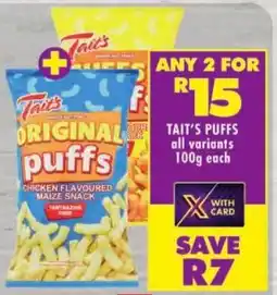 Shoprite Tait's Puffs offer