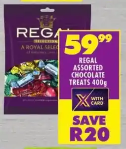 Shoprite Regal assorted chocolate treats offer