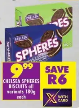 Shoprite Chelsea spheres biscuits offer