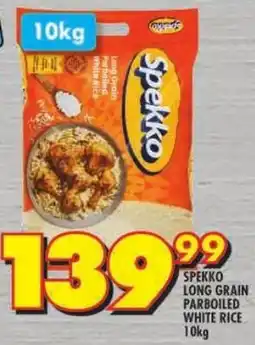 Shoprite Spekko long grain parboiled white rice offer