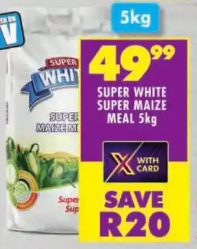 Shoprite Super white super maize meal offer