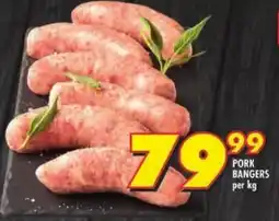 Shoprite Pork bangers offer
