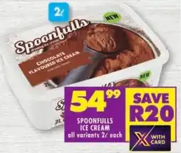 Shoprite Spoonfulls ice cream offer