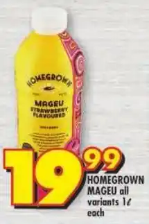 Shoprite Homegrown mageu offer