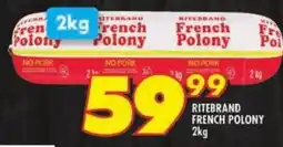 Shoprite Ritebrand french polony offer
