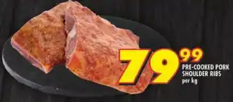 Shoprite Pre-cooked pork shoulder ribs offer