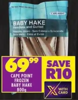 Shoprite Cape point frozen baby hake offer