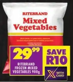 Shoprite Ritebrand frozen mixed vegetables offer