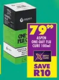 Shoprite Aspen one-day flu cure offer