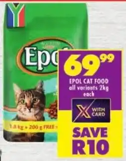 Shoprite Epol cat food offer