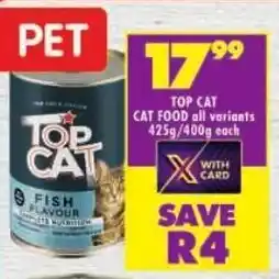 Shoprite Top cat cat food offer