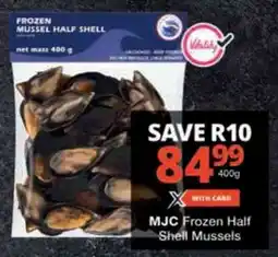 Checkers MJC Frozen Half Shell Mussels offer