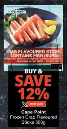 Checkers Cape Point Frozen Crab Flavoured Sticks offer