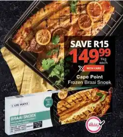 Checkers Cape Point Frozen Braai Snoek offer