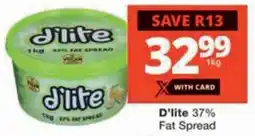 Checkers D'lite 37% Fat Spread offer