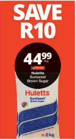 Checkers Huletts Sunsweet Brown Sugar offer