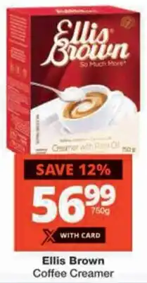 Checkers Ellis Brown Coffee Creamer offer
