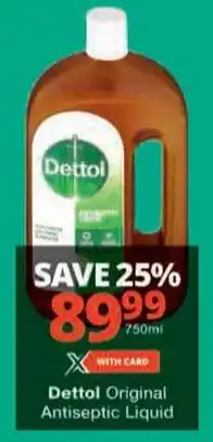 Checkers Dettol Original Antiseptic Liquid offer
