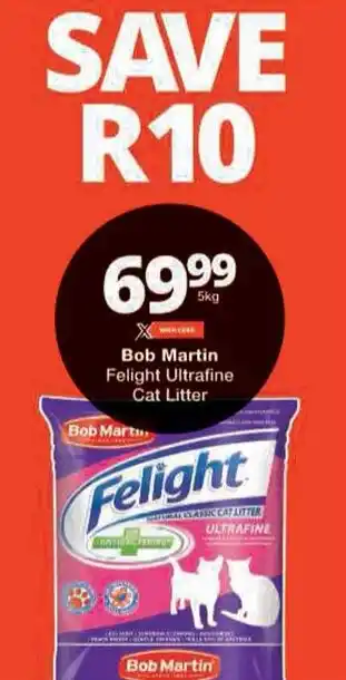 Checkers Bob Martin Felight Ultrafine Cat Litter offer