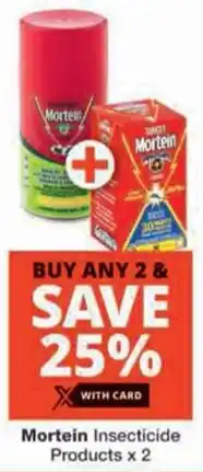 Checkers Mortein Insecticide Products offer