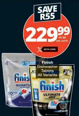 Checkers Finish Dishwasher Tablets All Variants offer