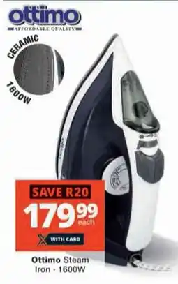Checkers Ottimo Steam Iron offer