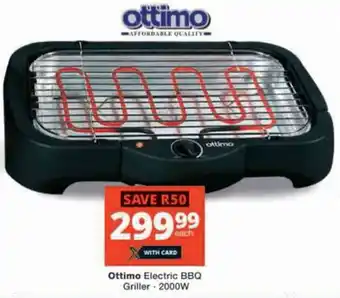 Checkers Ottimo Electric BBQ Griller offer
