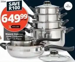 Checkers Majoré Stainless Steel Cookware Set offer