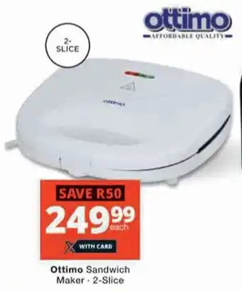 Checkers Ottimo Sandwich Maker offer