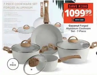 Checkers Coconut Forged Aluminium Cookware Set offer