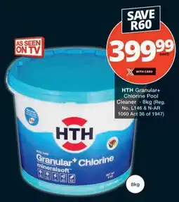 Checkers HTH Granular+ Chlorine Pool Cleaner offer