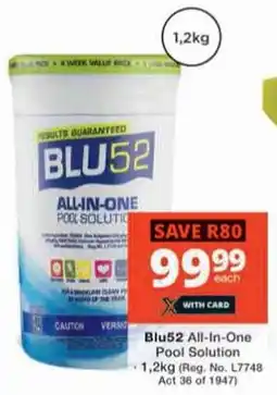 Checkers Blu52 All-In-One Pool Solution offer
