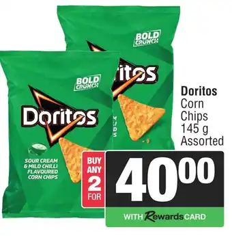 Spar Doritos Corn Chips Assorted offer