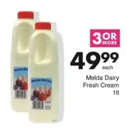 Save Hyper Melda Dairy Fresh Cream offer