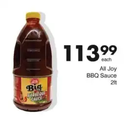 Save Hyper All Joy BBQ Sauce offer