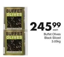 Save Hyper Buffet Olives Black Sliced offer