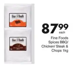 Save Hyper Fine Foods Spices BBQ/ Chicken/ Steak & Chops offer