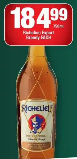 OK Liquor Richelieu Export Brandy offer