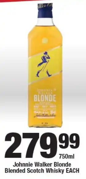 OK Liquor Johnnie Walker Blonde Blended Scotch Whisky offer