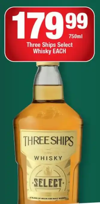 OK Liquor Three Ships Select Whisky offer