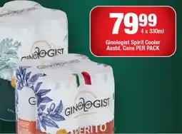OK Liquor Ginologist Spirit Cooler Cans offer