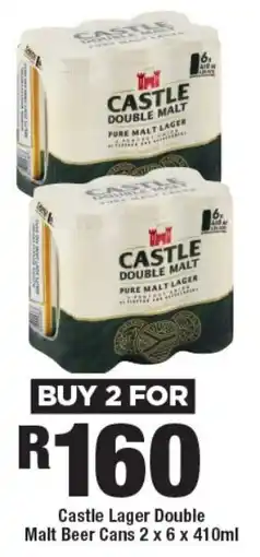 OK Liquor Castle Lager Double Malt Beer Cans offer