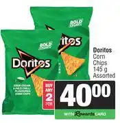 Spar Doritos Corn Chips Assorted-For 2 x 145g offer